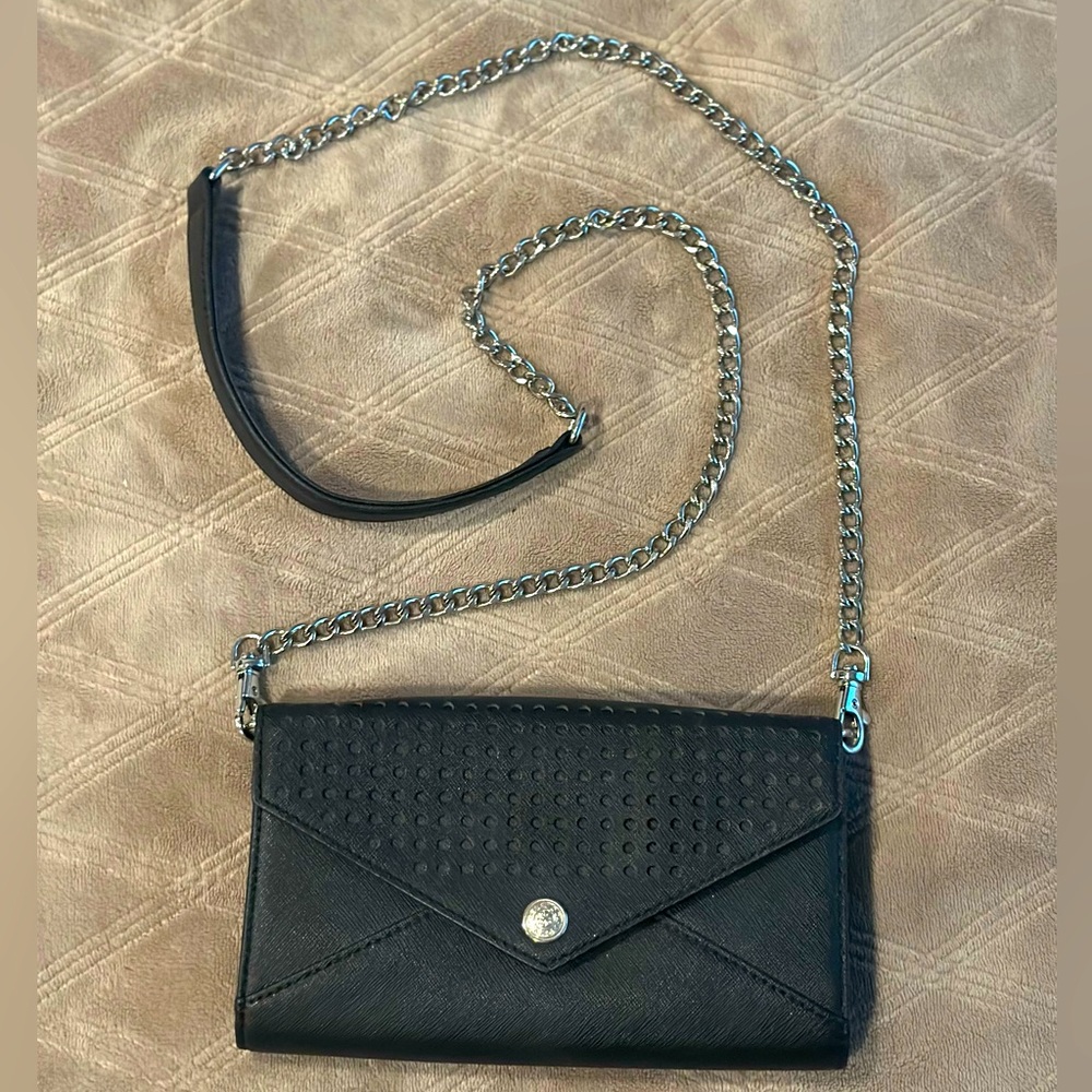 Rebecca Minkoff chain style black purse